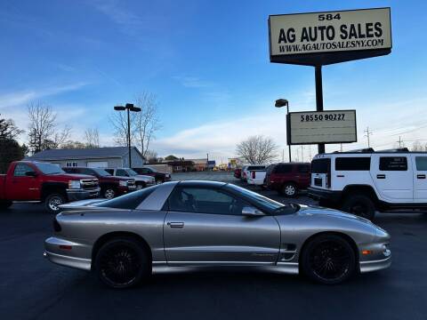 2002 Pontiac Firebird for sale at AG Auto Sales in Ontario NY
