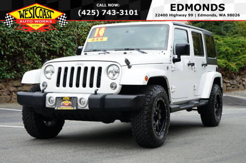 2014 Jeep Wrangler Unlimited for sale at West Coast Auto Works in Edmonds WA
