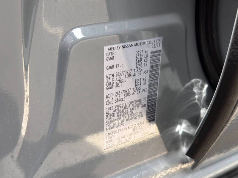 2024 Nissan Frontier
