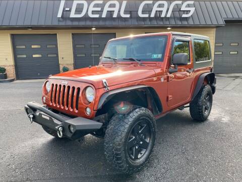 2014 Jeep Wrangler for sale at I-Deal Cars in Harrisburg PA