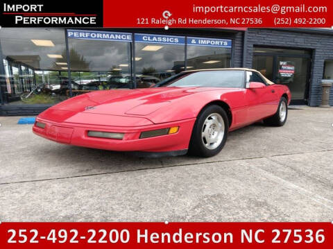 1988 Chevrolet Corvette for sale at Import Performance Sales - Henderson in Henderson NC