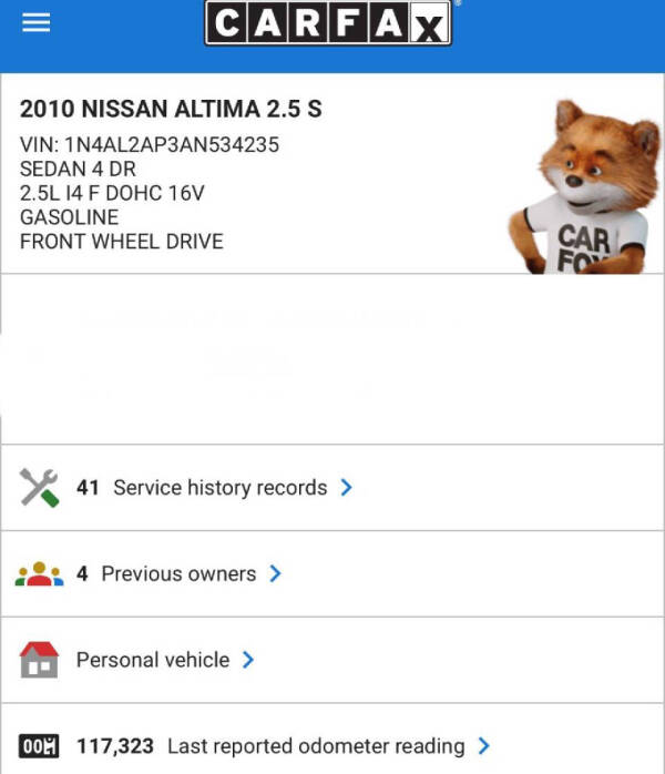 2010 Nissan Altima 2.5 S