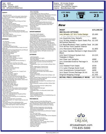 2023 Porsche Cayenne