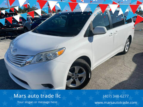 2015 Toyota Sienna for sale at Mars auto trade llc in Kissimmee FL