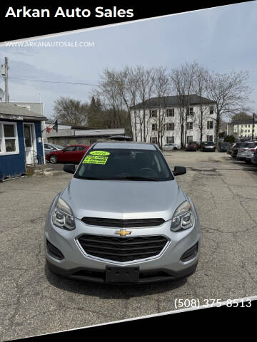 2016 Chevrolet Equinox for sale at Arkan Auto Sales in Worcester MA