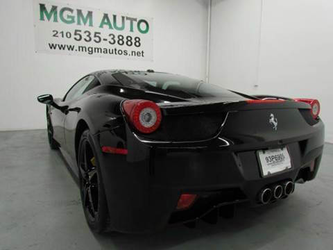 2013 Ferrari 458 Italia for sale at MGM Auto in San Antonio, TX