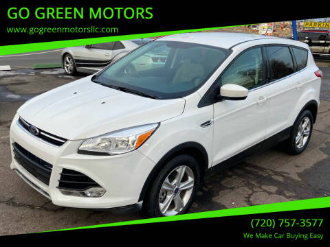 2014 Ford Escape for sale at GO GREEN MOTORS in Lakewood CO