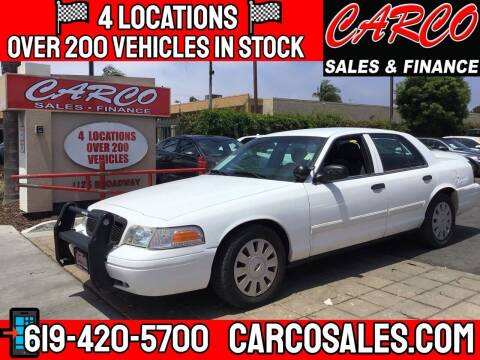 2010 Ford Crown Victoria for sale at CARCO SALES & FINANCE in Chula Vista CA