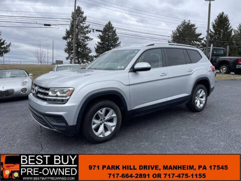 2018 Volkswagen Atlas for sale at Best Buy Pre-Owned in Manheim PA