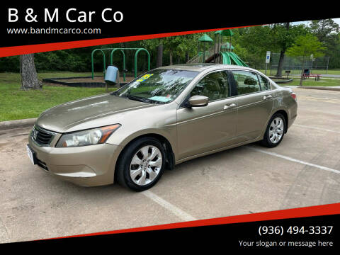 2008 Honda Accord for sale at B & M Car Co in Conroe TX
