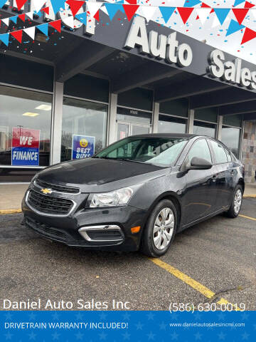 2016 Chevrolet Cruze Limited for sale at Daniel Auto Sales Inc in Clinton Township MI