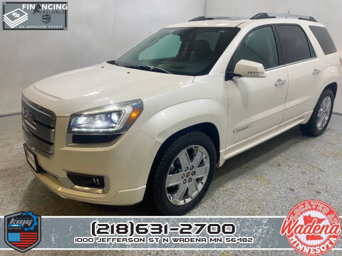 2013 GMC Acadia for sale at Kal's Kars - SUVS in Wadena MN