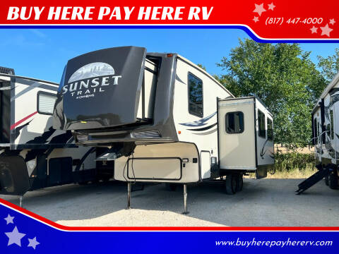 2012 Crossroads Sunset Trail 26RB for sale at BUY HERE PAY HERE RV in Burleson TX