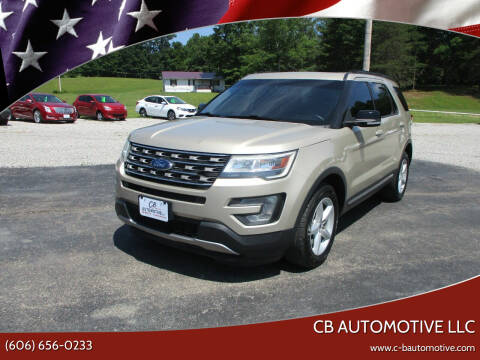 2017 Ford Explorer for sale at CB Automotive LLC in Corbin KY
