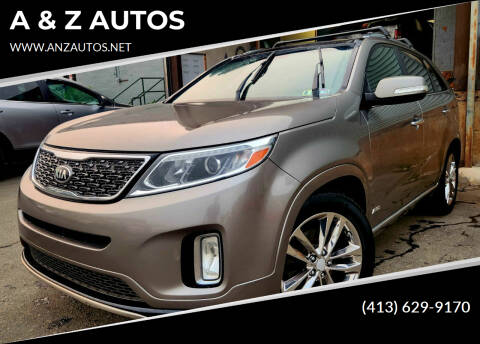 2015 Kia Sorento for sale at A & Z AUTOS in Westfield MA