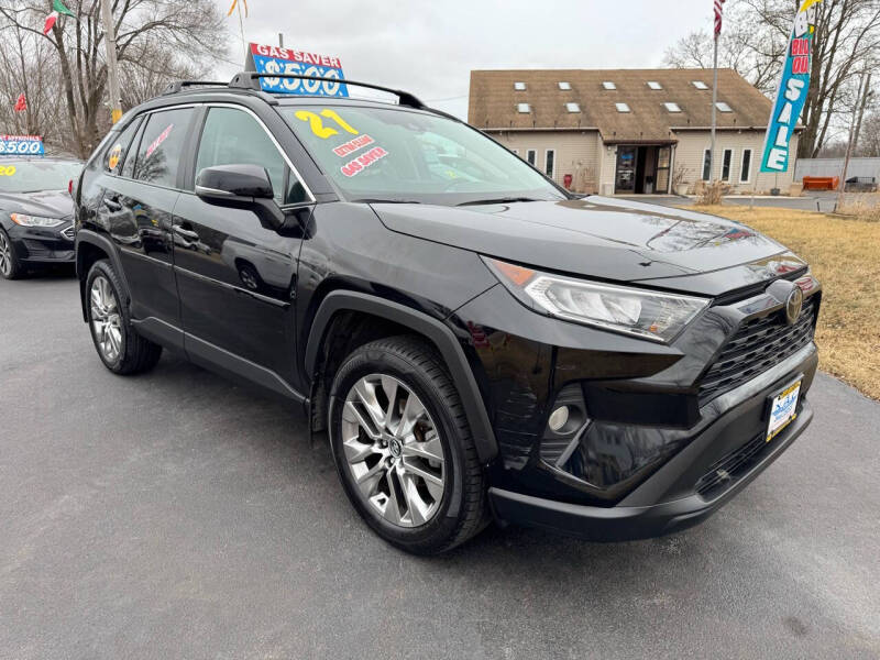 2021 Toyota RAV4 for sale at North American Credit Inc. in Waukegan IL