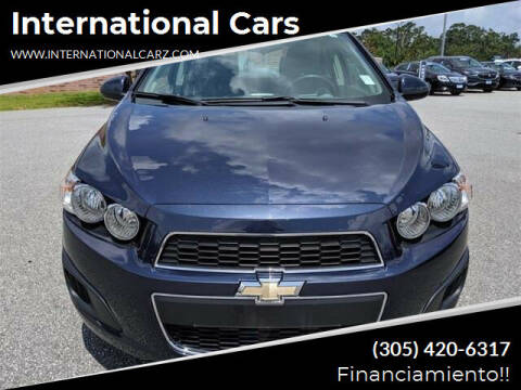 2016 Chevrolet Sonic for sale at Florida International Cars in Miramar FL