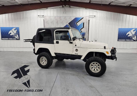 2002 Jeep Wrangler for sale at Freedom Ford Inc in Gunnison UT