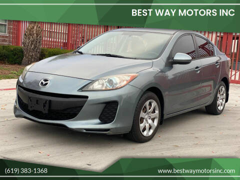 2013 Mazda MAZDA3 for sale at BEST WAY MOTORS INC in San Diego CA