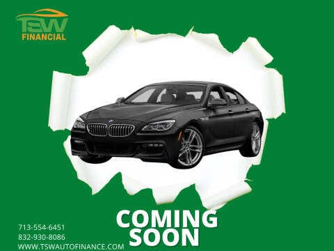 2016 BMW 6 Series for sale at TSW Financial, LLC. in Houston TX