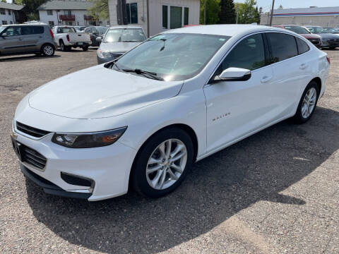 2016 Chevrolet Malibu for sale at CHRISTIAN AUTO SALES in Anoka MN