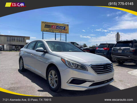 2015 Hyundai Sonata for sale at Escar Auto - 9809 Montana Ave Lot in El Paso TX