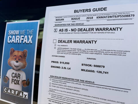 2018 Nissan Rogue SV