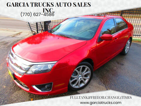 2012 Ford Fusion for sale at Garcia Trucks Auto Sales Inc. in Austell GA