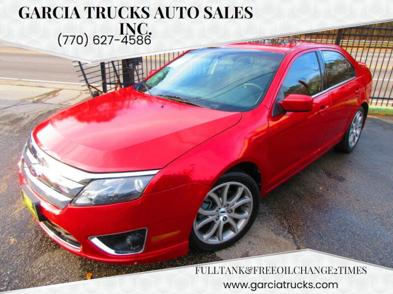 2012 Ford Fusion for sale at Garcia Trucks Auto Sales Inc. in Austell GA