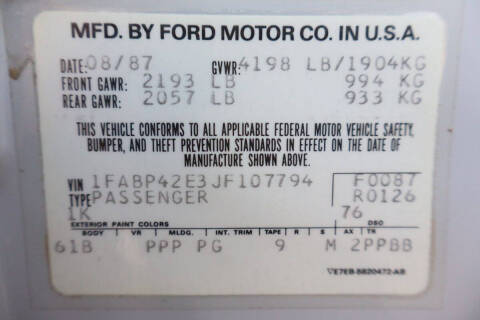 1988 Ford Mustang GT
