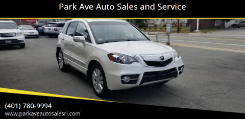 2011 Acura RDX for sale at Park Ave Auto Sales and Service in Cranston RI