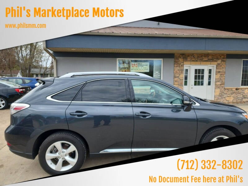 2011 Lexus RX 350 for sale at Phil's Marketplace Motors in Arnolds Park IA