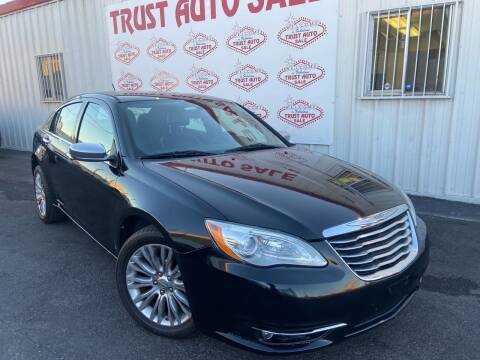 2013 Chrysler 200 for sale at Trust Auto Sale in Las Vegas NV