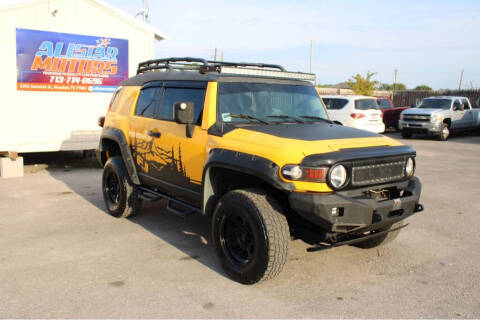 2007 Toyota FJ Cruiser for sale at ALL STAR MOTORS INC in Houston TX