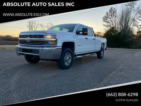 2015 Chevrolet Silverado 2500HD for sale at ABSOLUTE AUTO SALES INC in Corinth MS