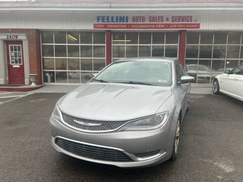 2017 Chrysler 200 for sale at Fellini Auto Sales & Service LLC in Pittsburgh PA