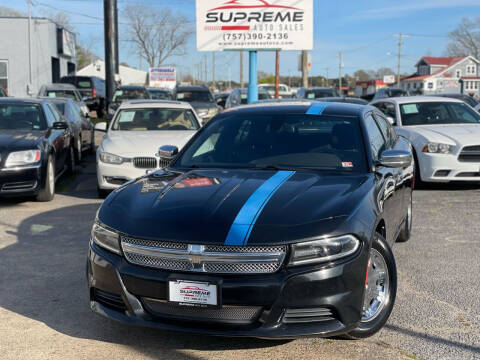 2015 Dodge Charger for sale at Supreme Auto Sales in Chesapeake VA