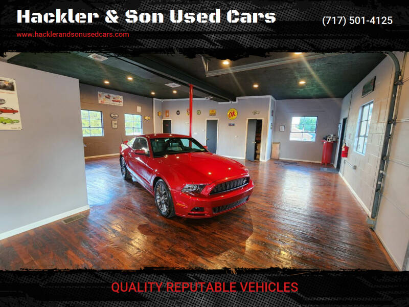 2013 Ford Mustang for sale at Hackler & Son Used Cars in Red Lion PA