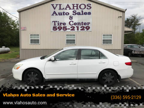 2005 Honda Accord for sale at Vlahos Auto Sales and Service in Walkertown NC