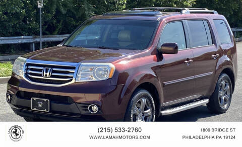 2012 Honda Pilot for sale at LAMAH MOTORS INC in Philadelphia PA