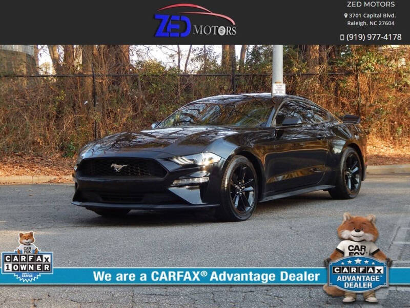 2020 Ford Mustang for sale at Zed Motors in Raleigh NC