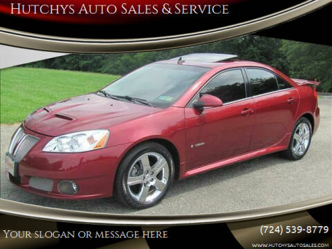 2008 Pontiac G6 for sale at Hutchys Auto Sales & Service in Loyalhanna PA