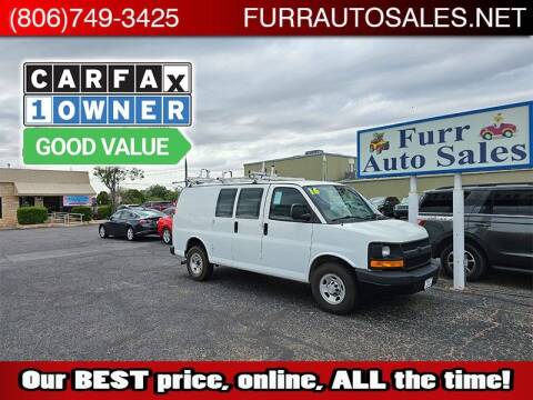 2016 Chevrolet Express for sale at FURR AUTO SALES in Lubbock TX