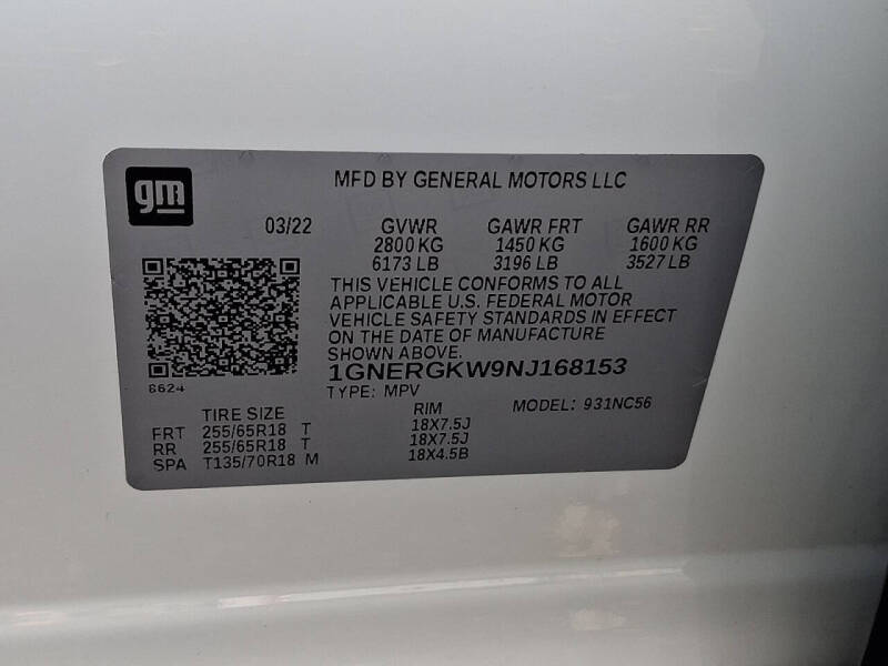 2022 Chevrolet Traverse LT Cloth