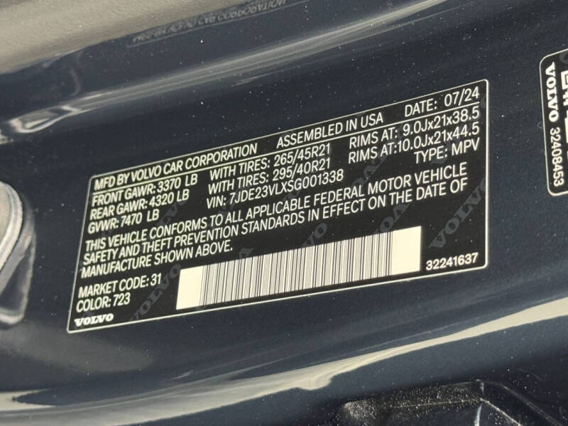 2025 Volvo EX90 Twin Performance Ultra 7P