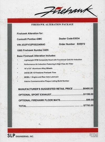 1995 Pontiac Firebird