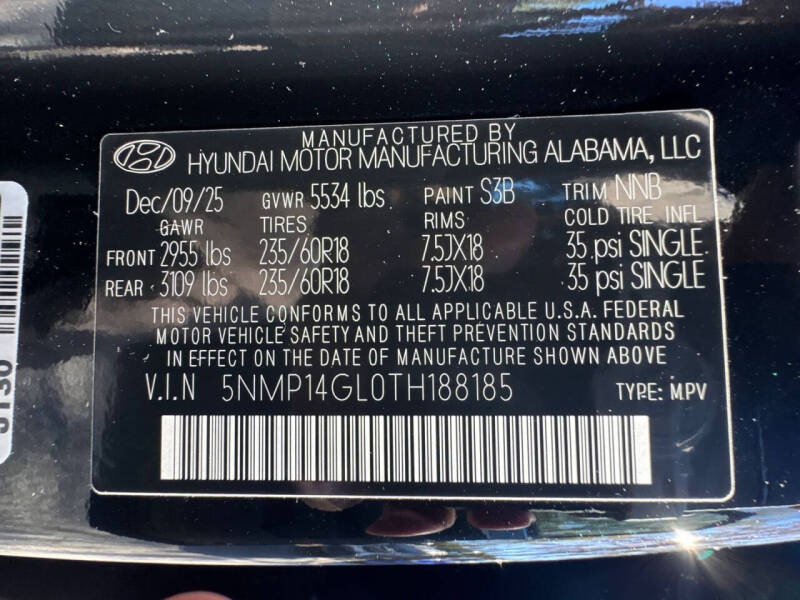 2026 Hyundai Santa Fe SE