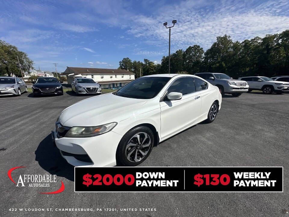 2017 Honda Accord for sale at Chambersburg Affordable Auto in Chambersburg, PA