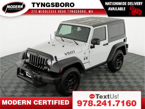 2016 Jeep Wrangler for sale at Modern Auto Sales in Tyngsboro MA