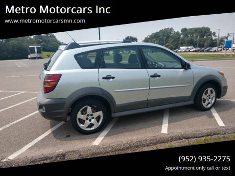 2008 Pontiac Vibe for sale at Metro Motorcars Inc in Hopkins MN
